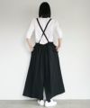 Mochi.モチ.suspenders wide pants [ms02-p-01/black]