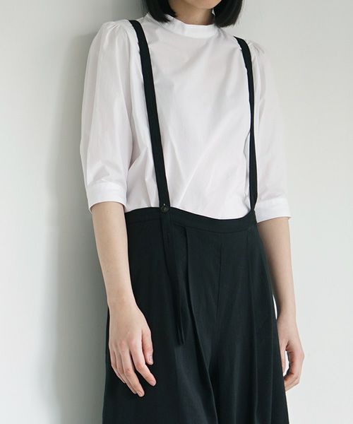 Mochi.モチ.suspenders wide pants [ms02-p-01/black]