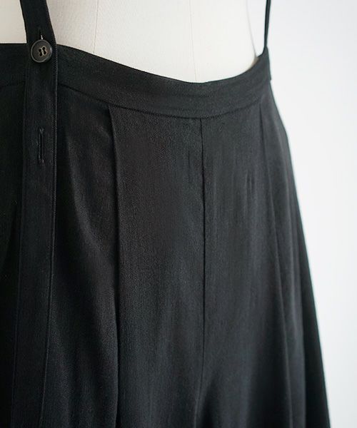 Mochi.モチ.suspenders wide pants [ms02-p-01/black]