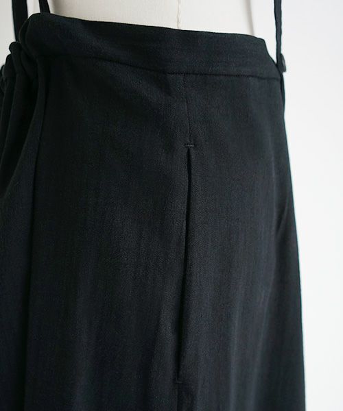 Mochi.モチ.suspenders wide pants [ms02-p-01/black]
