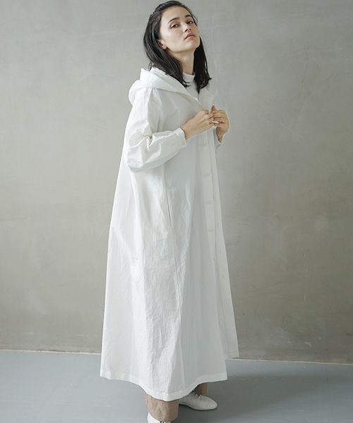 Mochi.モチ.hood shirt coat [ms02-co-01/white]