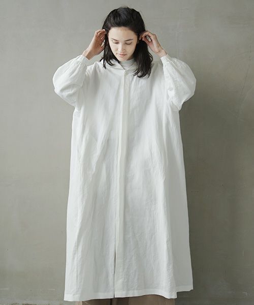 Mochi.モチ.hood shirt coat [ms02-co-01/white]