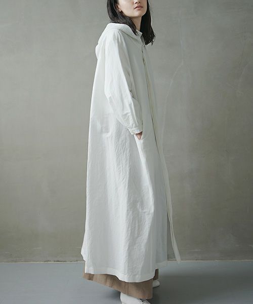 Mochi.モチ.hood shirt coat [ms02-co-01/white]