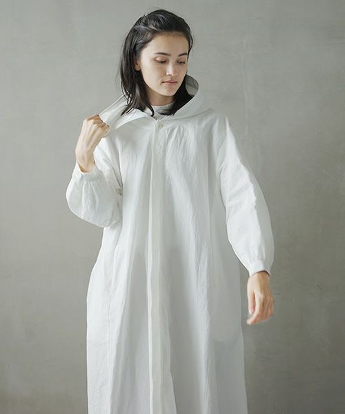 Mochi.モチ.hood shirt coat [ms02-co-01/white]