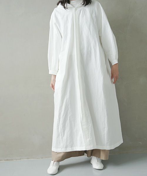Mochi.モチ.hood shirt coat [ms02-co-01/white]