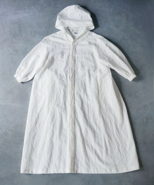 Mochi.モチ.hood shirt coat [ms02-co-01/white]