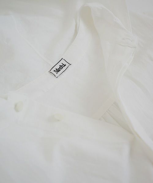 Mochi.モチ.hood shirt coat [ms02-co-01/white]