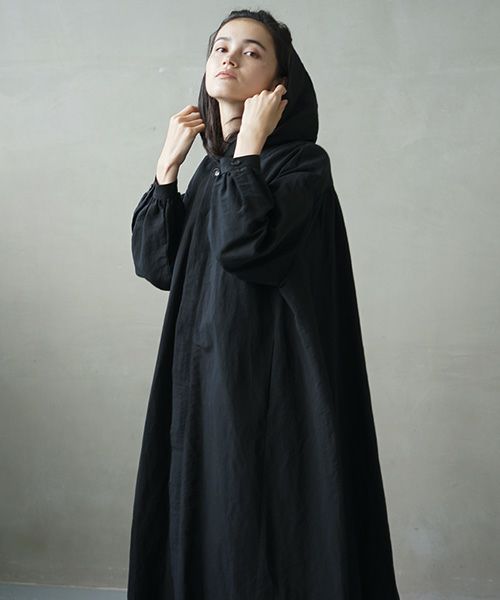 Mochi.モチ.hood shirt coat [ms02-co-01/black]