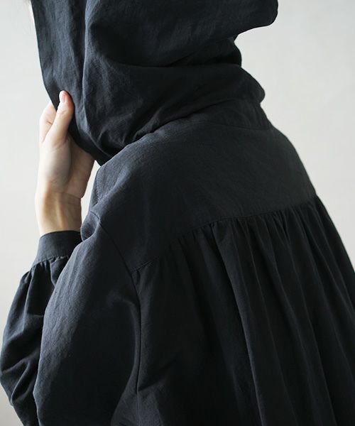 Mochi.モチ.hood shirt coat [ms02-co-01/black]