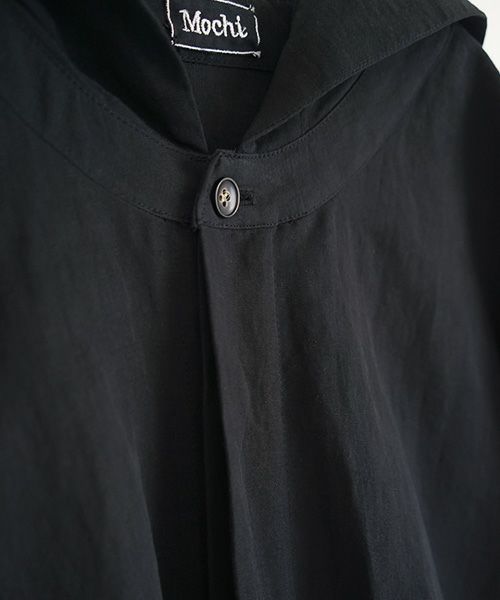 Mochi.モチ.hood shirt coat [ms02-co-01/black]