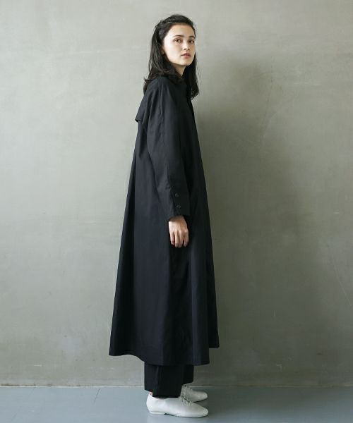 Mochi.モチ.trench coat [ms02-co-02/black]