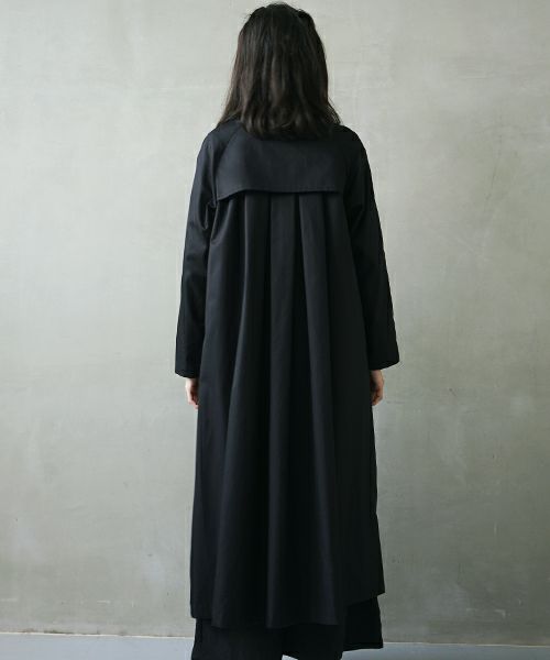 Mochi.モチ.trench coat [ms02-co-02/black]