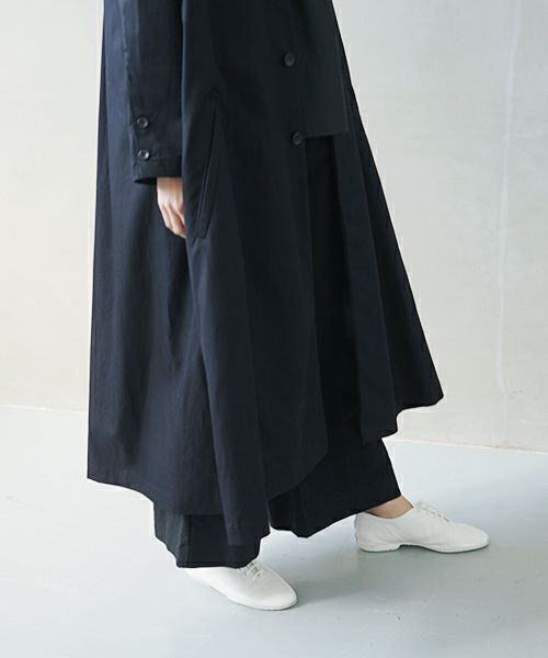 Mochi.モチ.trench coat [ms02-co-02/black]