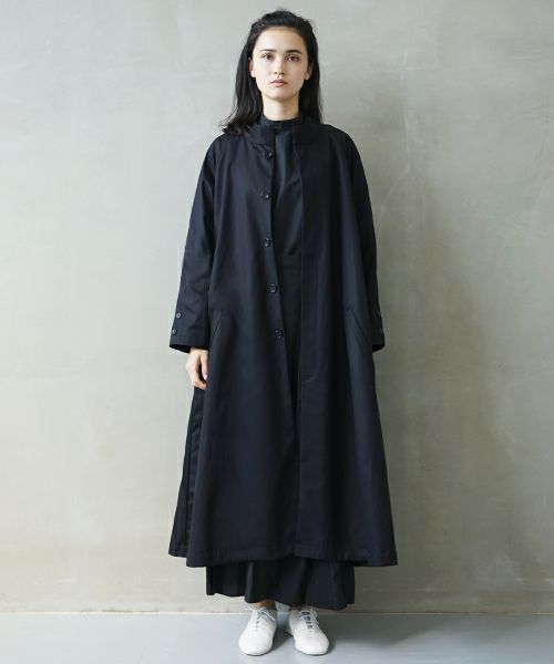 Mochi.モチ.trench coat [ms02-co-02/black]