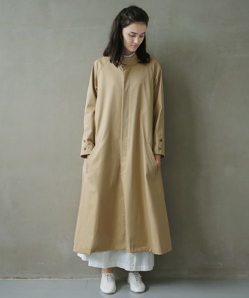 Mochi.モチ.trench coat [ms02-co-02/beige/・2]