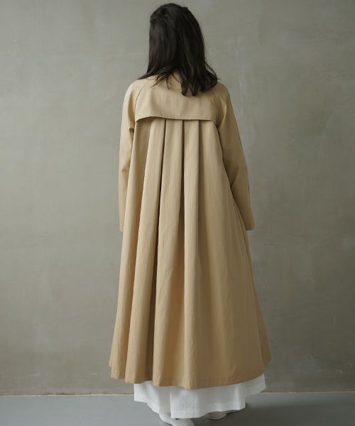 Mochi.モチ.trench coat [ms02-co-02/beige/・2]