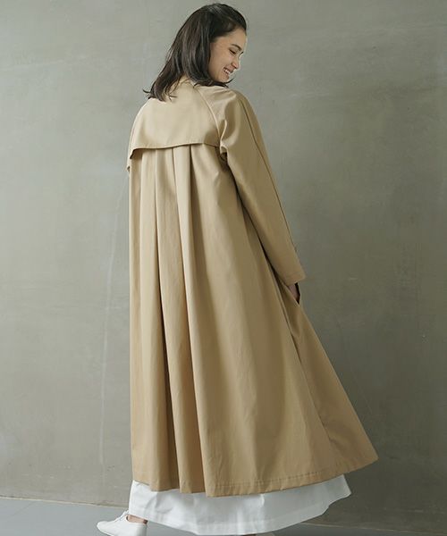 Mochi.モチ.trench coat [ms02-co-02/beige/・2]