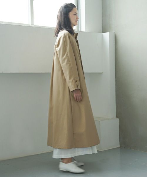 Mochi.モチ.trench coat [ms02-co-02/beige/・2]