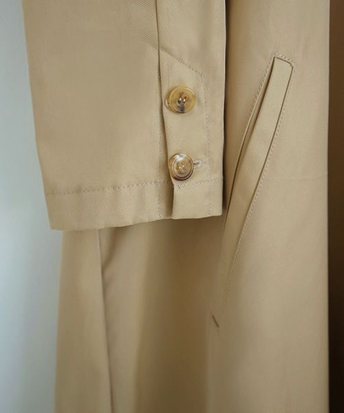 Mochi.モチ.trench coat [ms02-co-02/beige/・2]