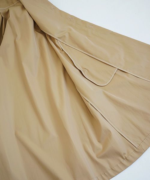Mochi.モチ.trench coat [ms02-co-02/beige/・2]