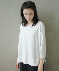 Mochi.モチ.suvin long sleeved t-shirt.[white]