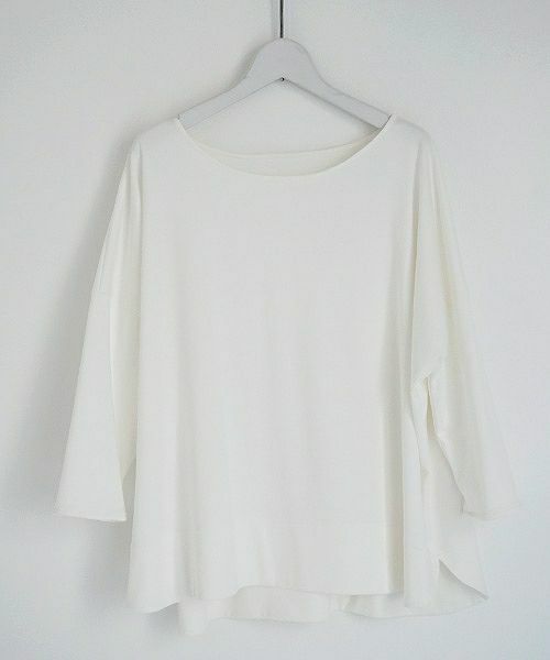Mochi.モチ.suvin long sleeved t-shirt.[white]