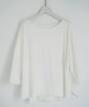 Mochi.モチ.suvin long sleeved t-shirt.[white]