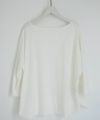 Mochi.モチ.suvin long sleeved t-shirt.[white]