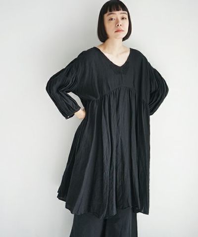 suzuki takayuki×Palm maison.スズキタカユキ.【別注】 chasuble dress [black]