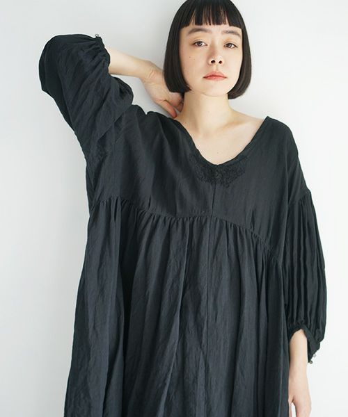 suzuki takayuki×Palm maison.スズキタカユキ.【別注】 chasuble dress [black]