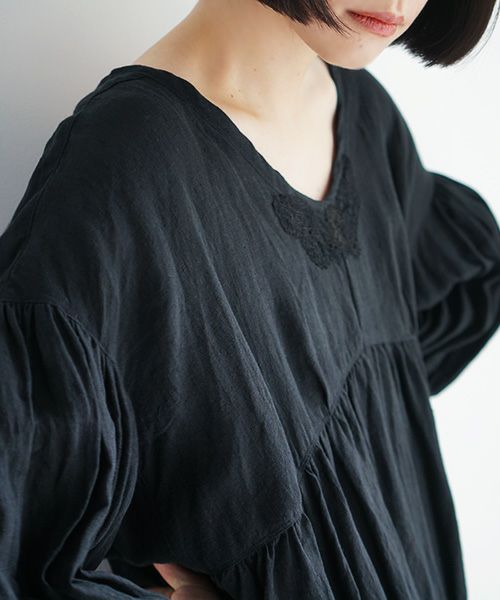 suzuki takayuki×Palm maison.スズキタカユキ.【別注】 chasuble dress [black]