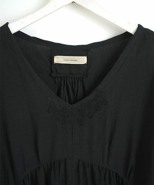 suzuki takayuki×Palm maison.スズキタカユキ.【別注】 chasuble dress [black]