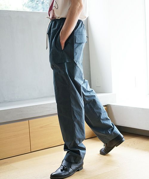 ohta オオタ.bluegray pants[pt-19B]