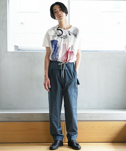 ohta オオタ.bluegray pants[pt-19B]