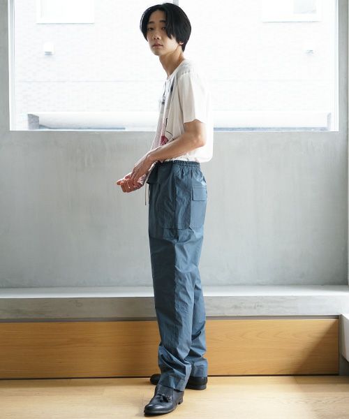 ohta オオタ.bluegray pants[pt-19B]