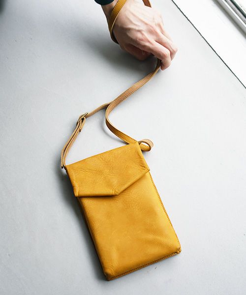 ohta オオタ.yellow slim letter bag[ac-21Y8]