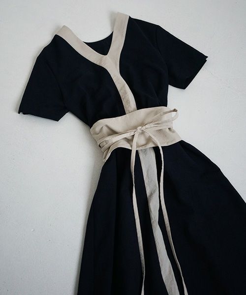 ohta オオタ.navy dress[op-17N]