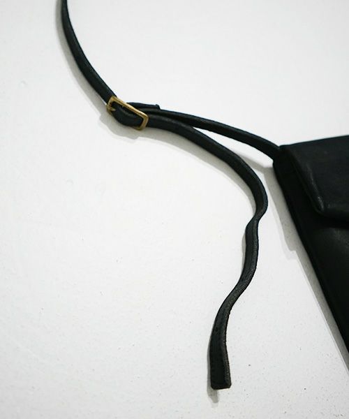 ohta オオタ.black slim letter bag[ac-21B8]