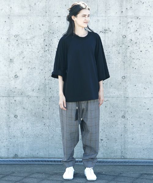 Edwina Hoerl  エドウィナホール.t-shirt[24D/EH40TS-04/black]_