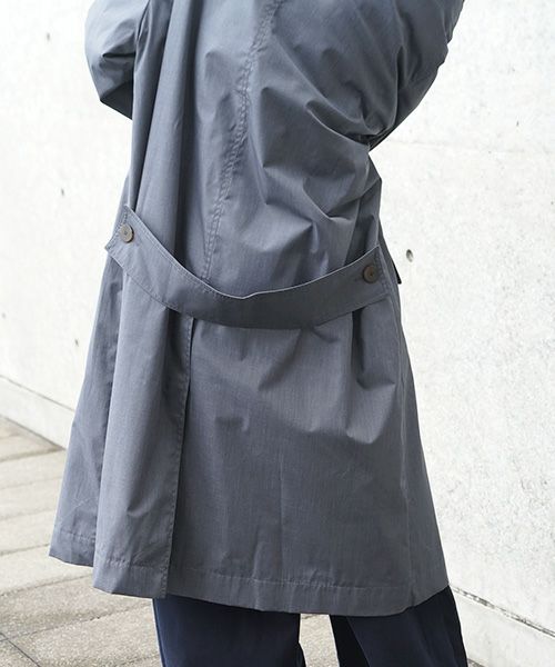 STUDIONICHOLSON スタジオニコルソン.TECHNICAL CAR COAT[SNM-073/BLUE GRAY]