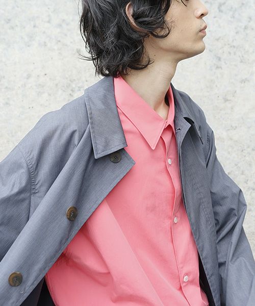 STUDIONICHOLSON スタジオニコルソン.TECHNICAL CAR COAT[SNM-073/BLUE GRAY]