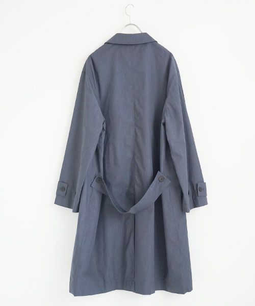 STUDIONICHOLSON スタジオニコルソン.TECHNICAL CAR COAT[SNM-073/BLUE GRAY]