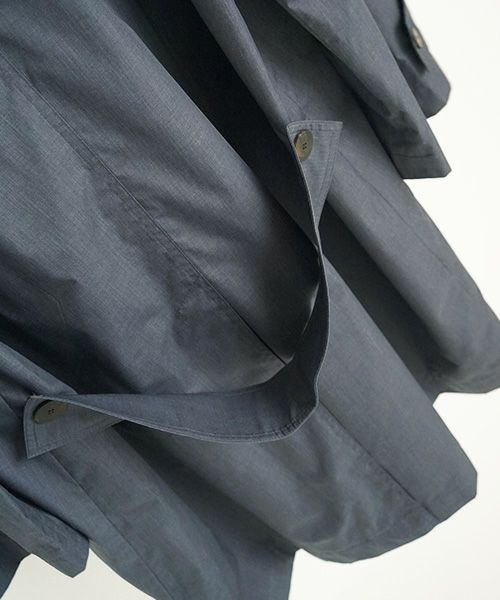 STUDIONICHOLSON スタジオニコルソン.TECHNICAL CAR COAT[SNM-073/BLUE GRAY]