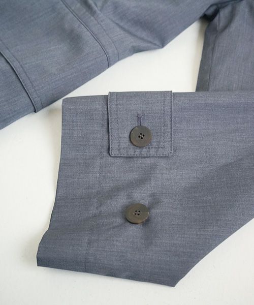 STUDIONICHOLSON スタジオニコルソン.TECHNICAL CAR COAT[SNM-073/BLUE GRAY]