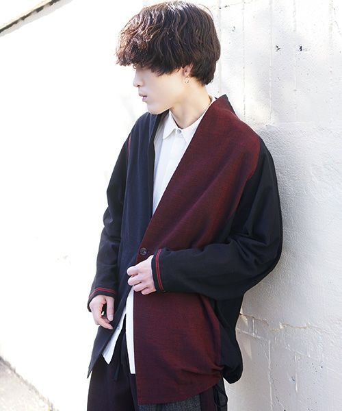 YANTOR ヤントル.Boder Jacquard Fall Jacket[Y203JK02/RED]
