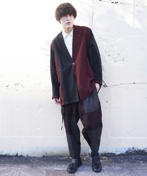 YANTOR ヤントル.Boder Jacquard Fall Jacket[Y203JK02/RED]