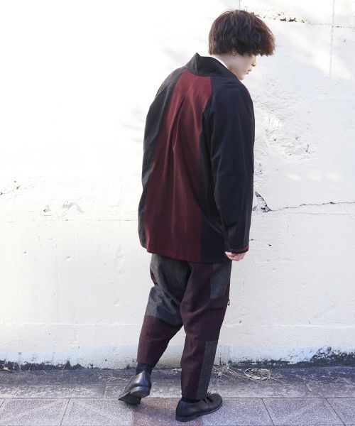 YANTOR ヤントル.Boder Jacquard Fall Jacket[Y203JK02/RED]