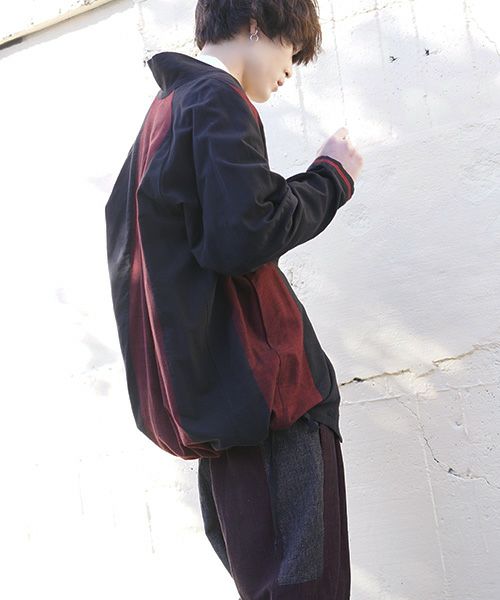 YANTOR ヤントル.Boder Jacquard Fall Jacket[Y203JK02/RED]