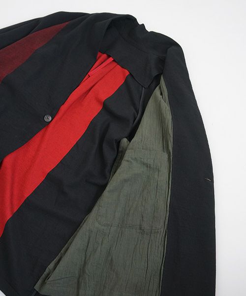 YANTOR ヤントル.Boder Jacquard Fall Jacket[Y203JK02/RED]