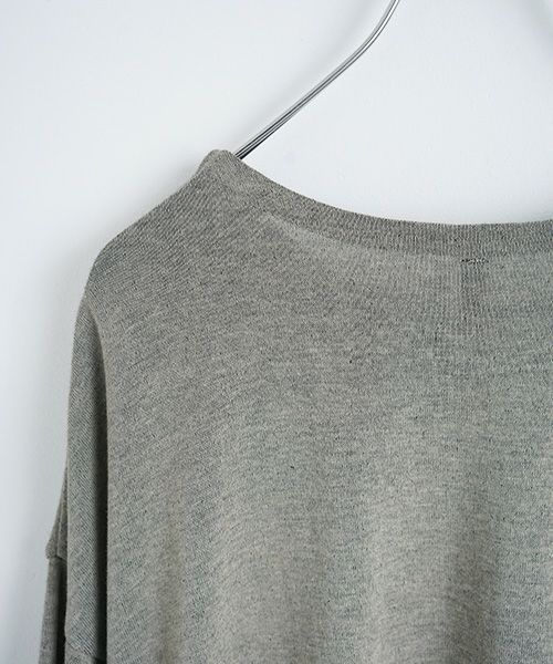 YANTOR ヤントル.14G Cotton Knit Wide Pullover[Y203KN03/BEIGE]